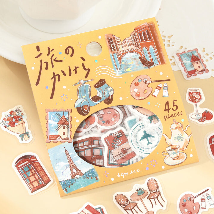 BGM Flake Stickers - Pieces of a Journey - World