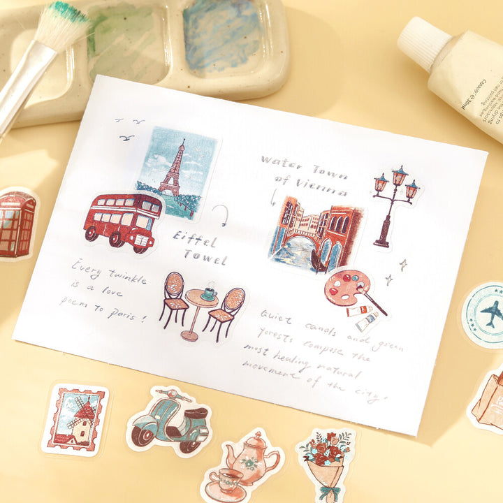 BGM Flake Stickers - Pieces of a Journey - World