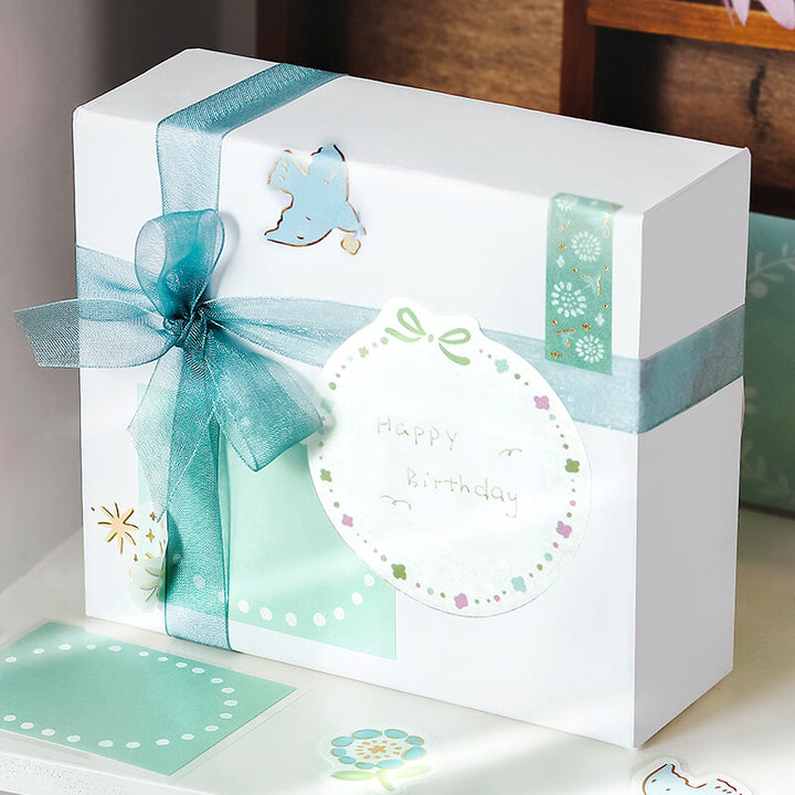 BGM Planner Stickers - Flower Day Series - Green