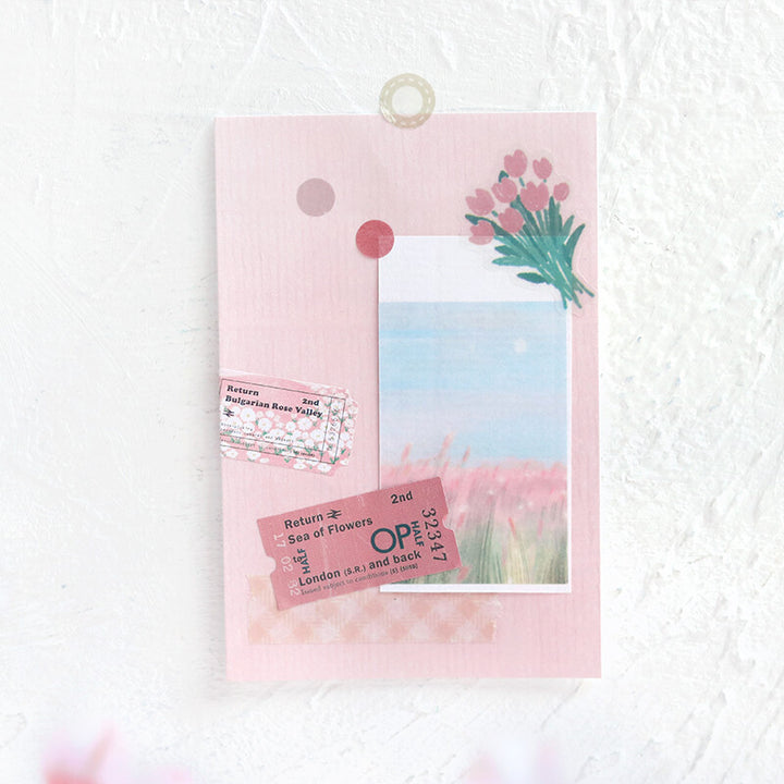 BGM Travel Diary Stickers - Flowers