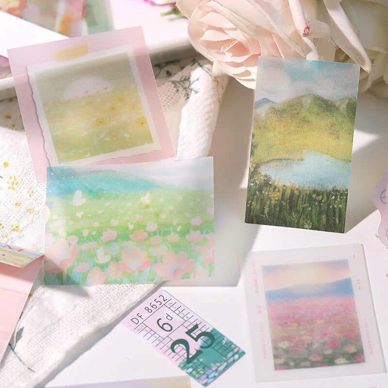 BGM Travel Diary Stickers - Flowers