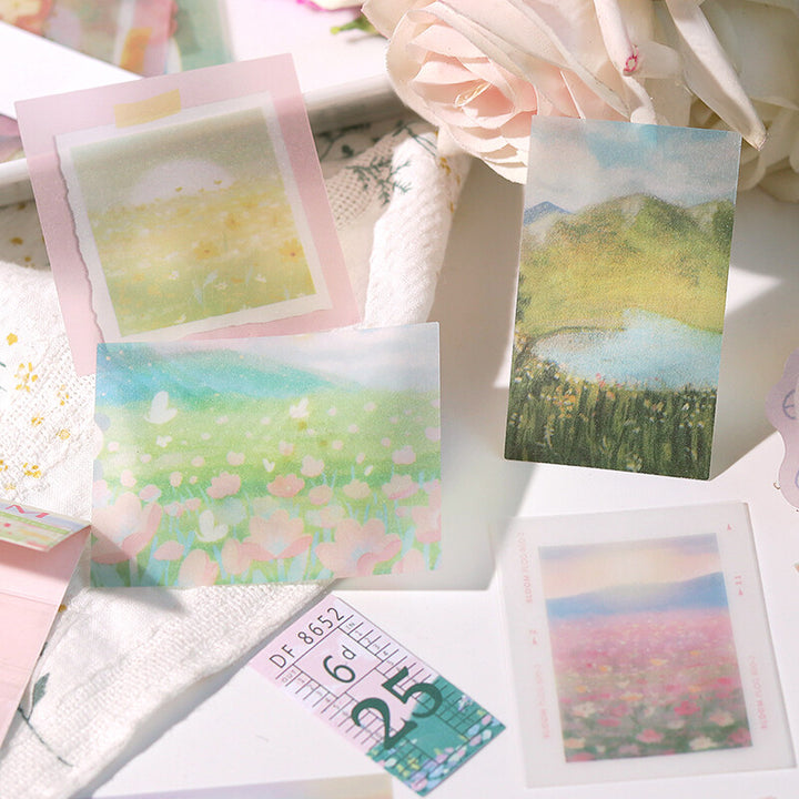 BGM Travel Diary Stickers - Flowers