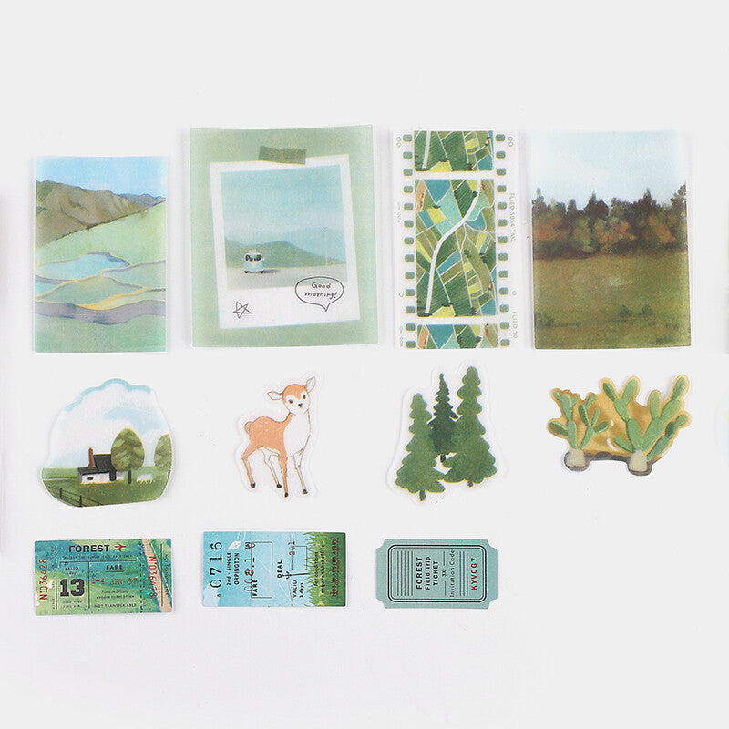 BGM Travel Diary Stickers - Forest