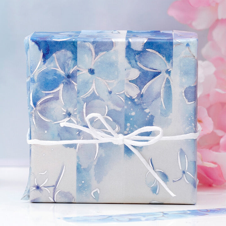 BGM Washi Tape - Blue Hydrangea