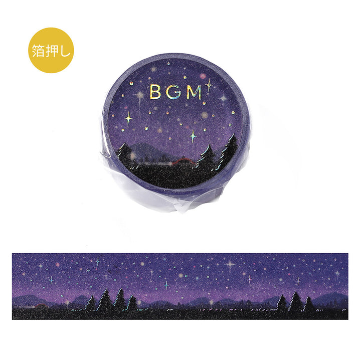BGM Washi Tape - Dreamscape Series - Starry Sky