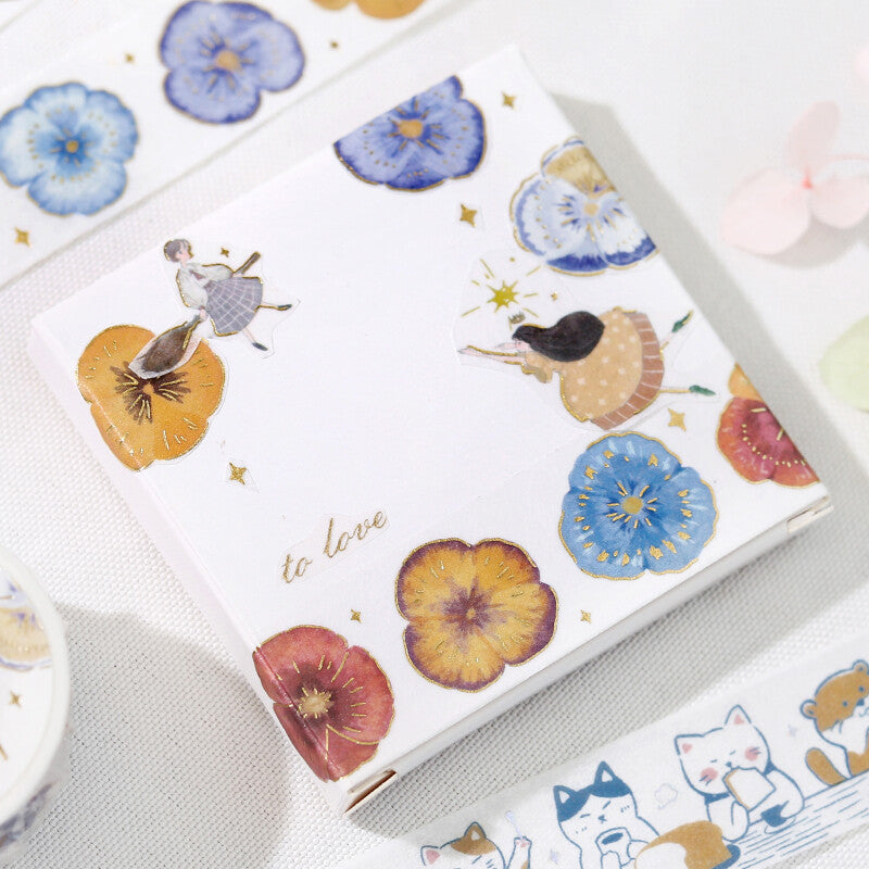 BGM Washi Tape - Pansies