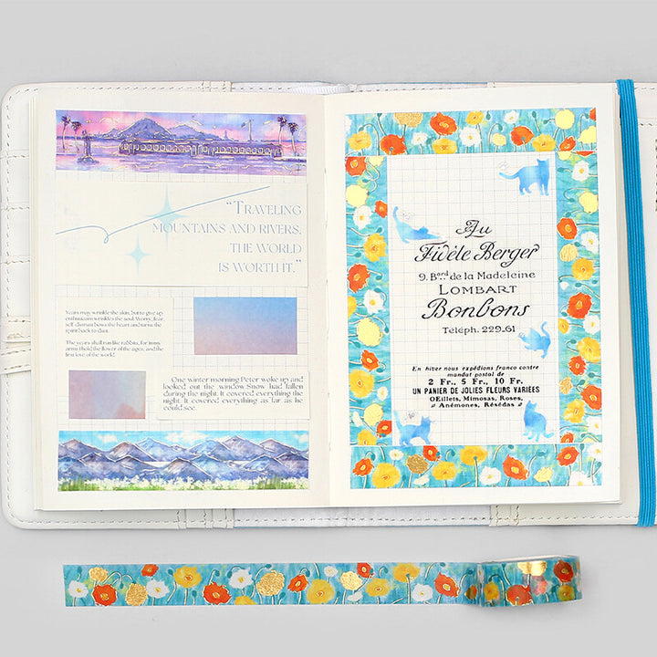 BGM Washi Tape - Poppies