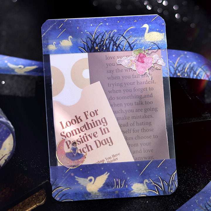 BGM Washi Tape - Swans under the Stars
