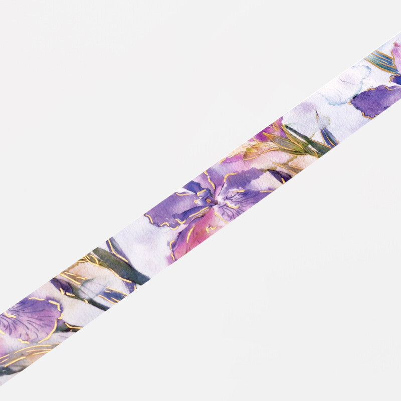 BGM Washi Tape - Watercolour Iris