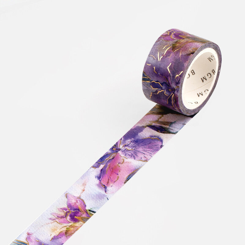 BGM Washi Tape - Watercolour Iris