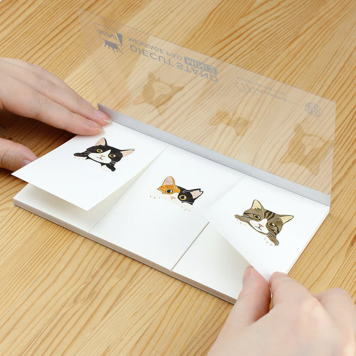 Marumo Die-Cut Memo Pad - Mini 3 Series - Cats