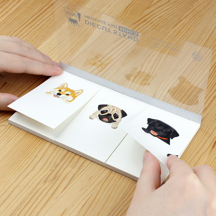 Marumo Die-Cut Memo Pad - Mini 3 Series - Dogs