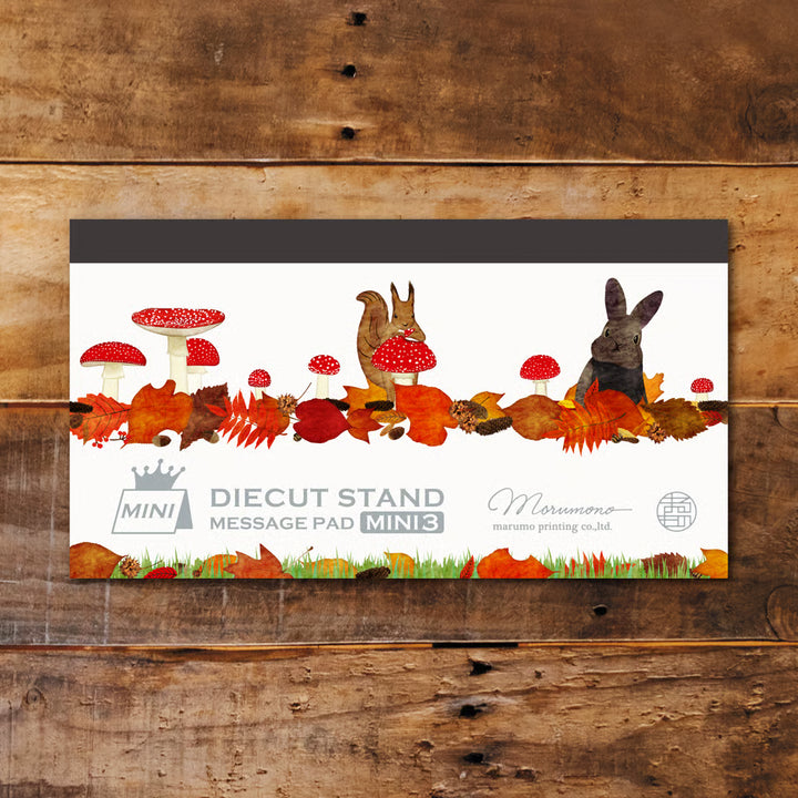 Marumo Die-Cut Memo Pad - Mini 3 Series - Life in the Forest