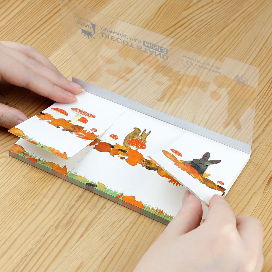 Marumo Die-Cut Memo Pad - Mini 3 Series - Life in the Forest