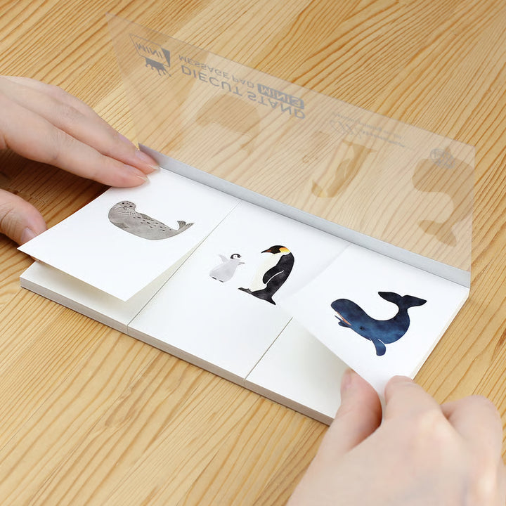 Marumo Die-Cut Memo Pad - Mini 3 Series - Marine Animals