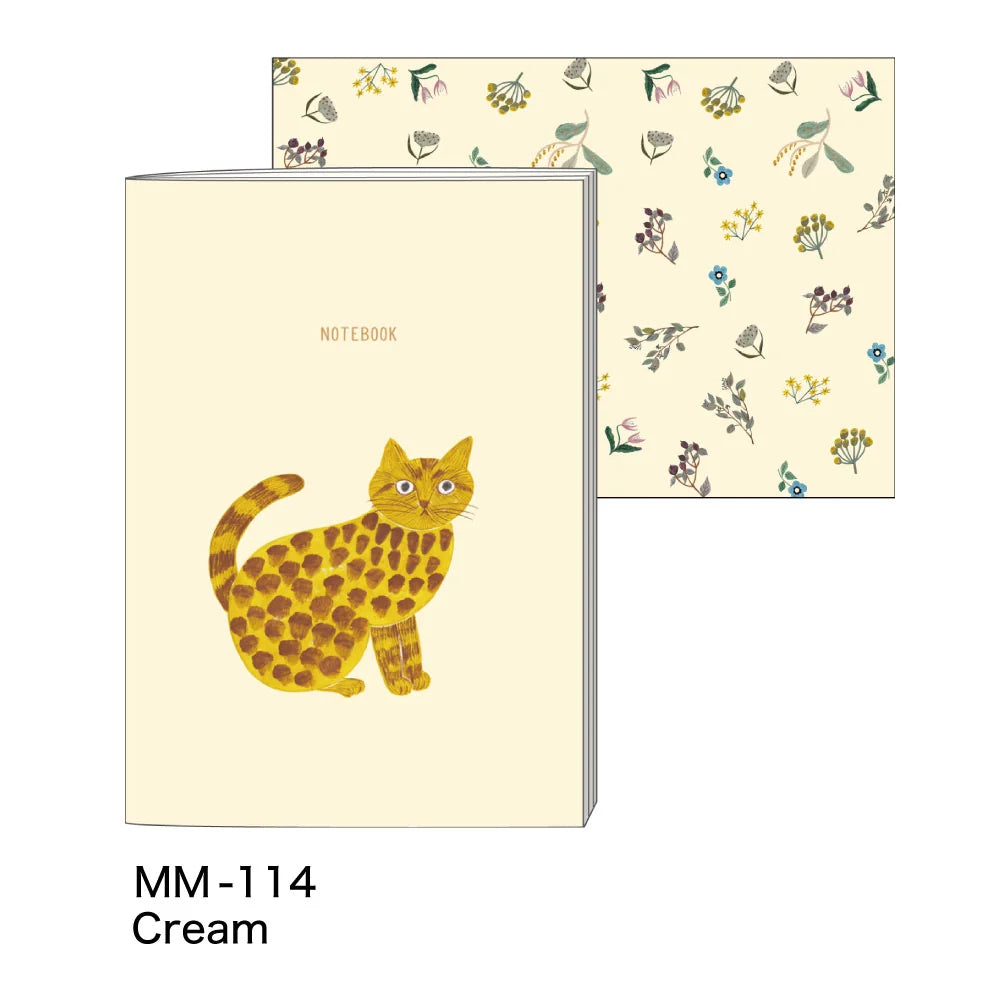 El Commun Miyuki Matsuo A5 Notebook - Ginger Tabby Cat