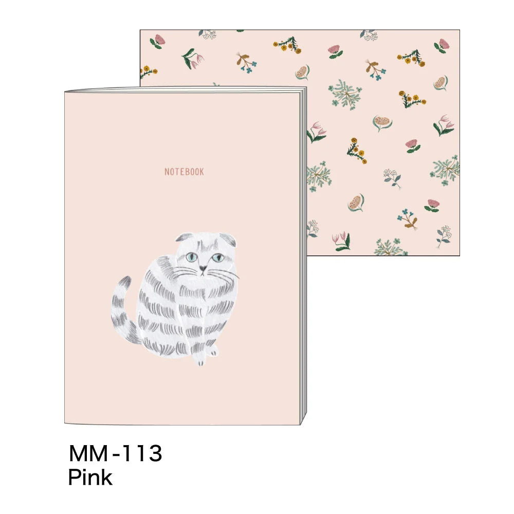 El Commun Miyuki Matsuo A5 Notebook - Grey Tabby Cat