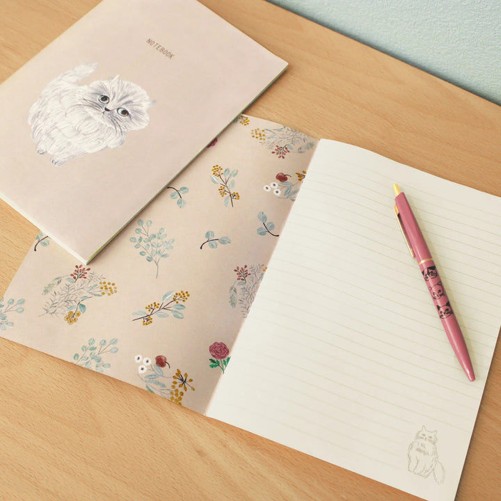 El Commun Miyuki Matsuo A5 Notebook - Ginger Tabby Cat