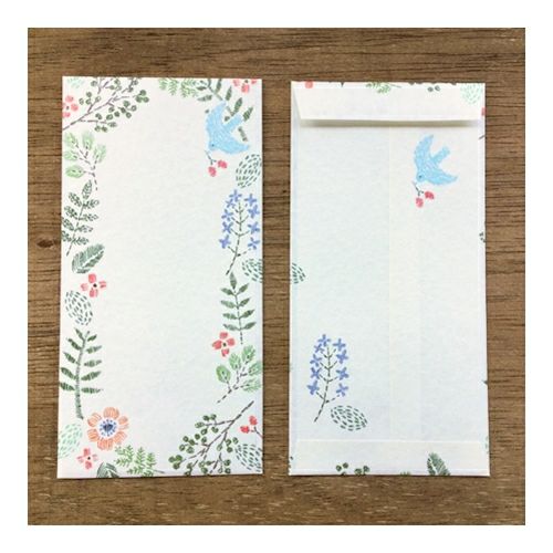 Furukawa Paper Works - Letter Set - Bird and Flowers