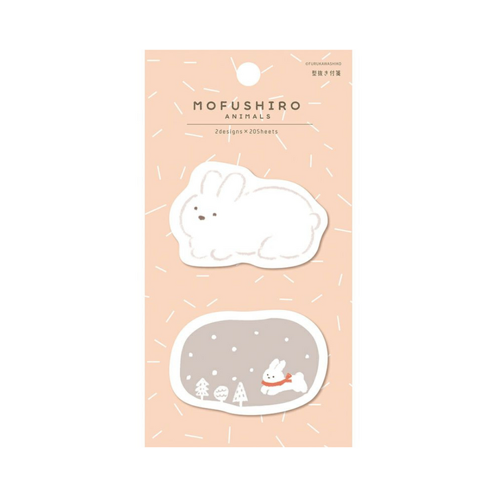 Furukawa Paper Works - Mofushiro Sticky Notes - Rabbit