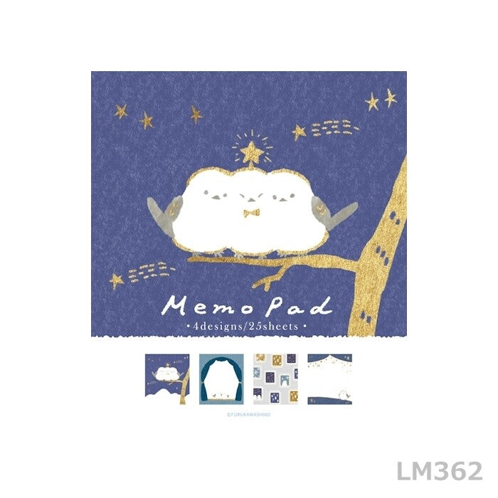 Furukawa Paper - Winter Limited Edition Memo Pad - Shimaenaga