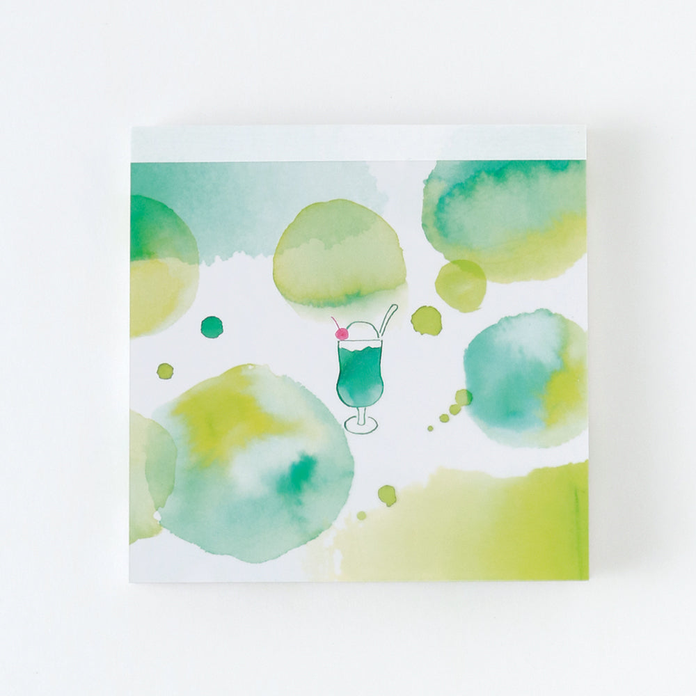 GreenFlash Memo Pad - Green Soda