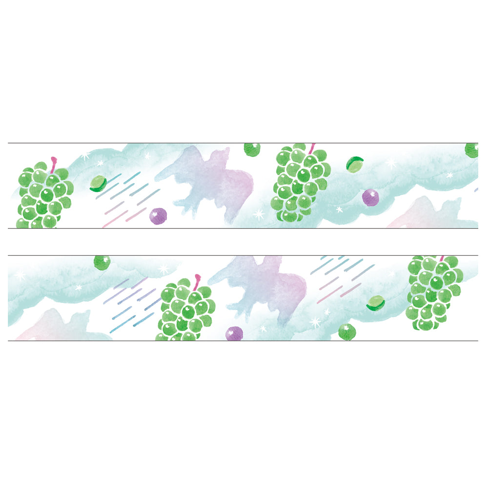 GreenFlash Kohaku Clear Masking Tape - Grapes