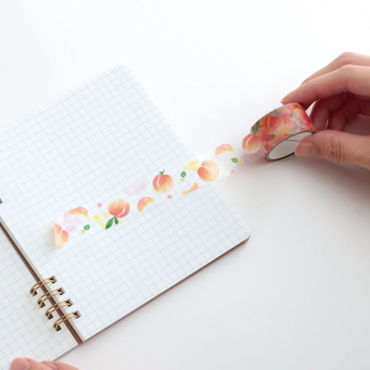 GreenFlash Kohaku Clear Masking Tape - Peach