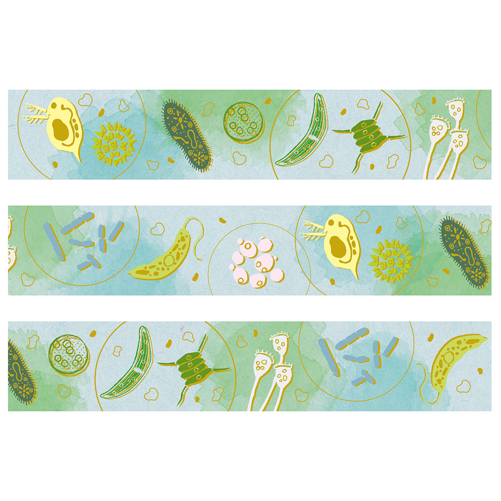 GreenFlash Washi Tape - Microbiology