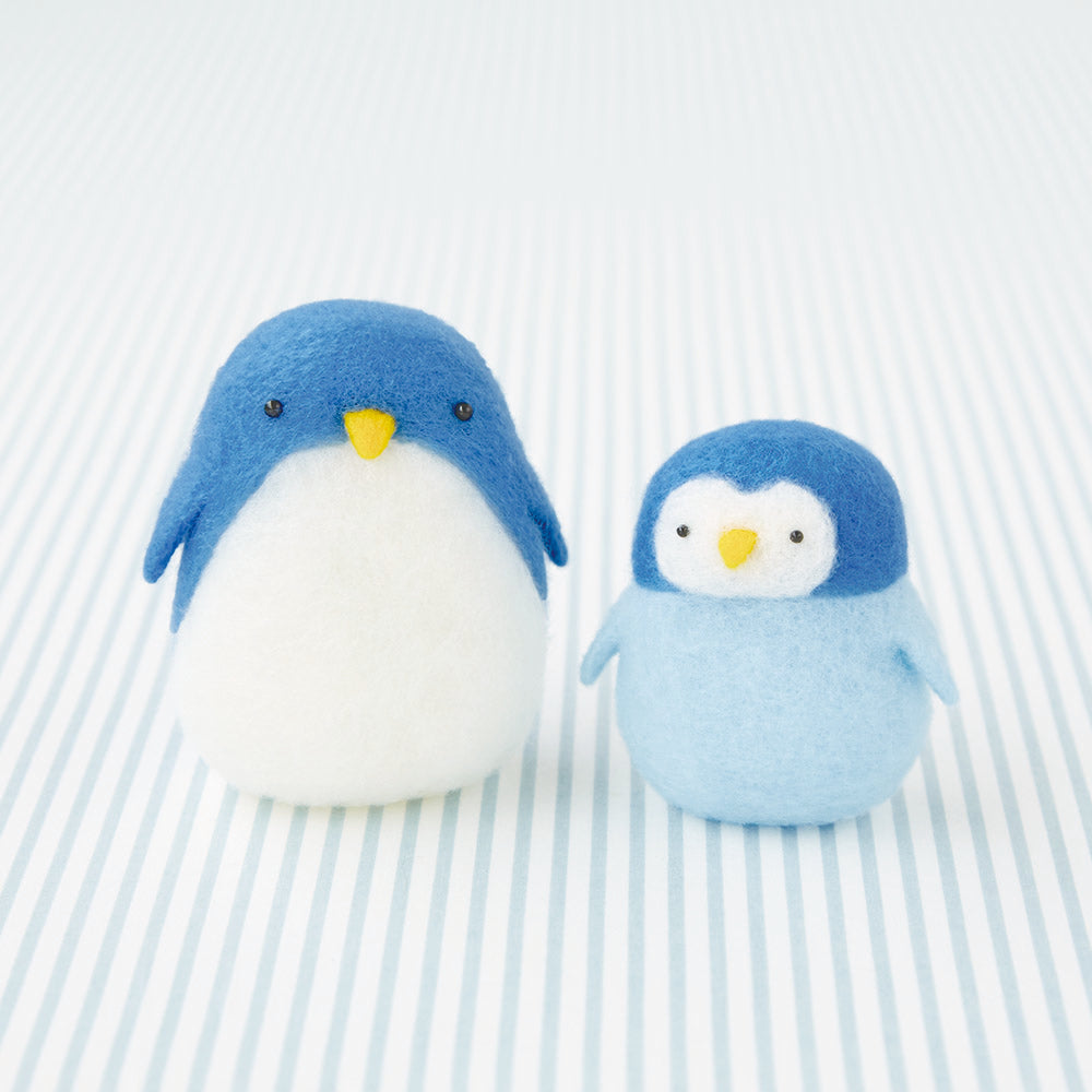 Hamanaka Needle Felting Kit - Penguins (English translation included)