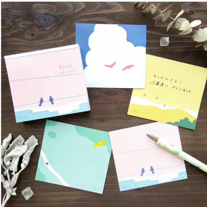 Hyogensha Memo Pad - Birds