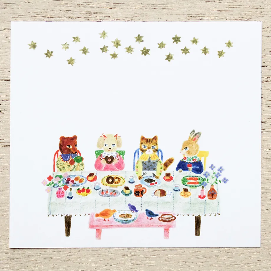 Hyogensha Memo Pad - Little Fluffy Friends