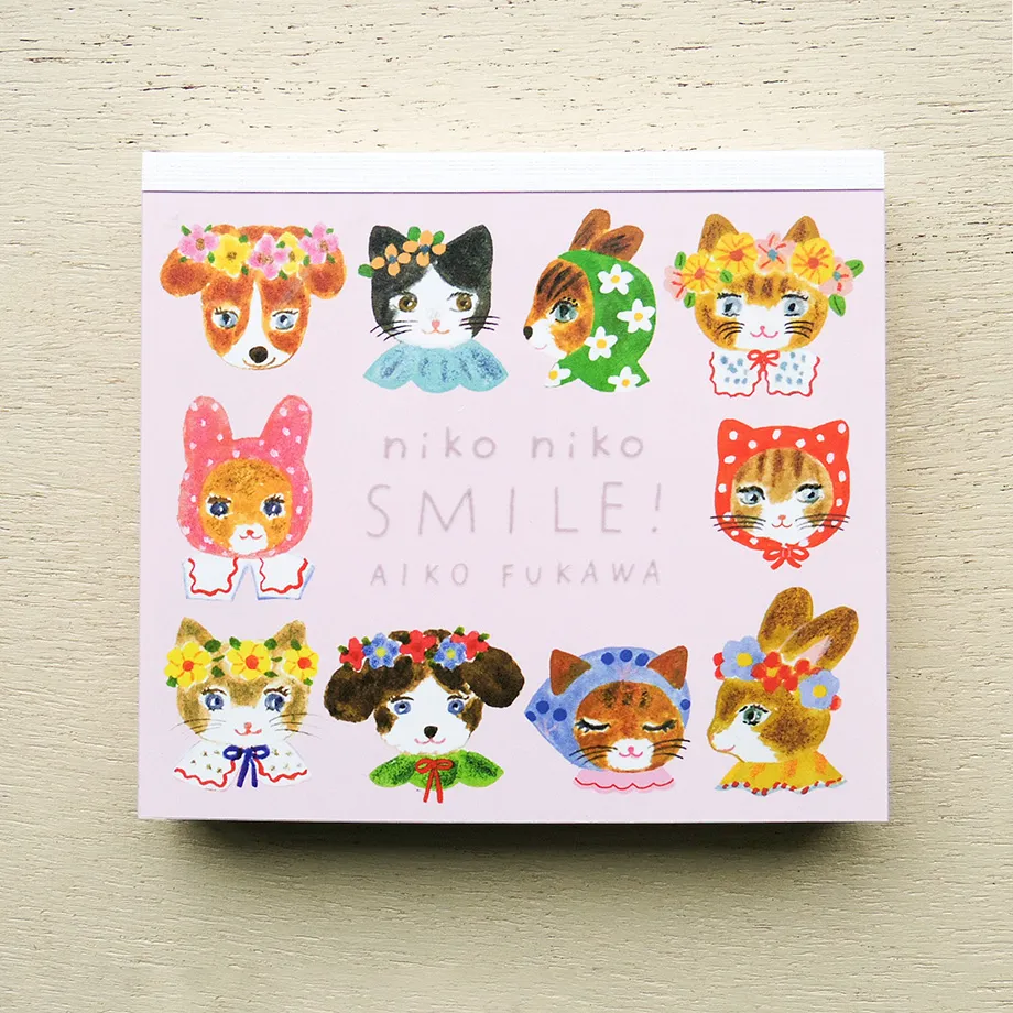 Hyogensha Memo Pad - Niko Niko Smile