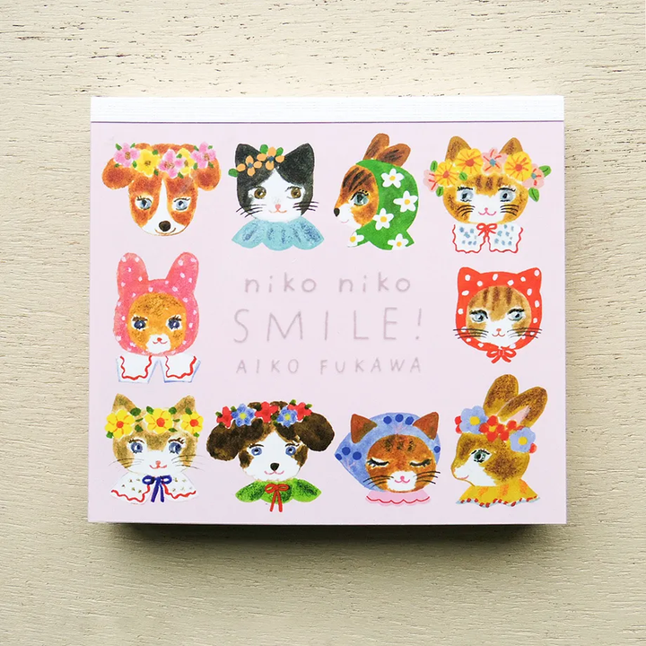 Hyogensha Memo Pad - Niko Niko Smile