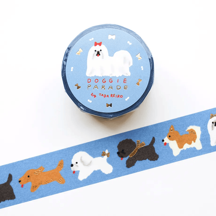 Hyogensha Washi Tape - Doggie Parade by Tada Reiko