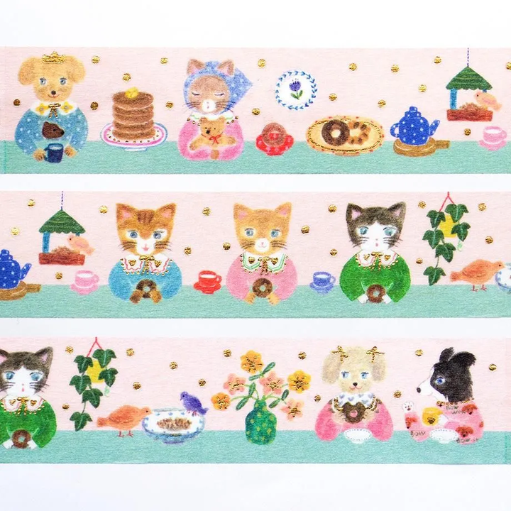 Hyogensha Washi Tape - Snack Time by Aiko Fukawa