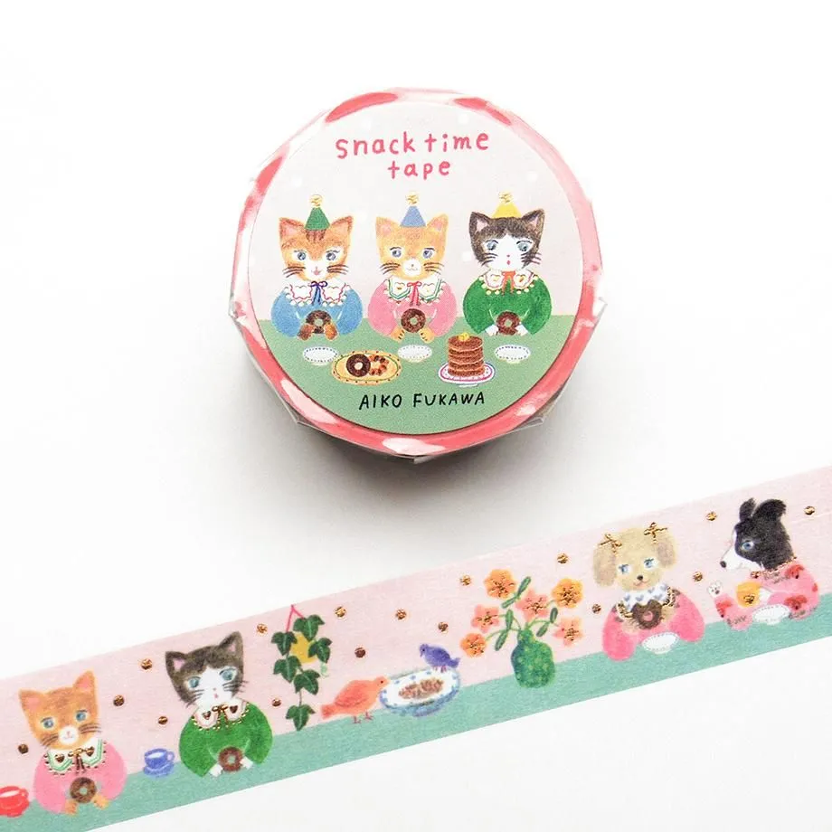 Hyogensha Washi Tape - Snack Time by Aiko Fukawa