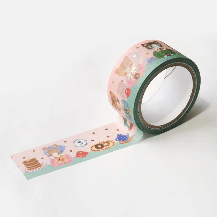 Hyogensha Washi Tape - Snack Time by Aiko Fukawa