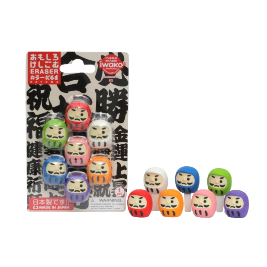 Iwako Puzzle Erasers - Daruma