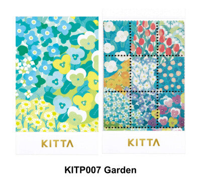 KITTA Special Washi Tape Pack - Garden Stamps