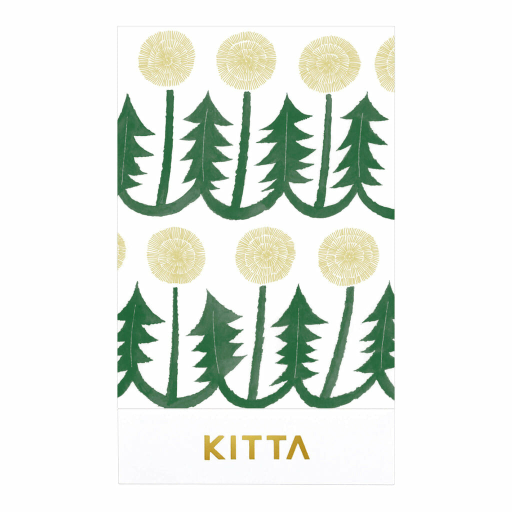 KITTA Basic Series Washi Tape Pack - Flowers #8