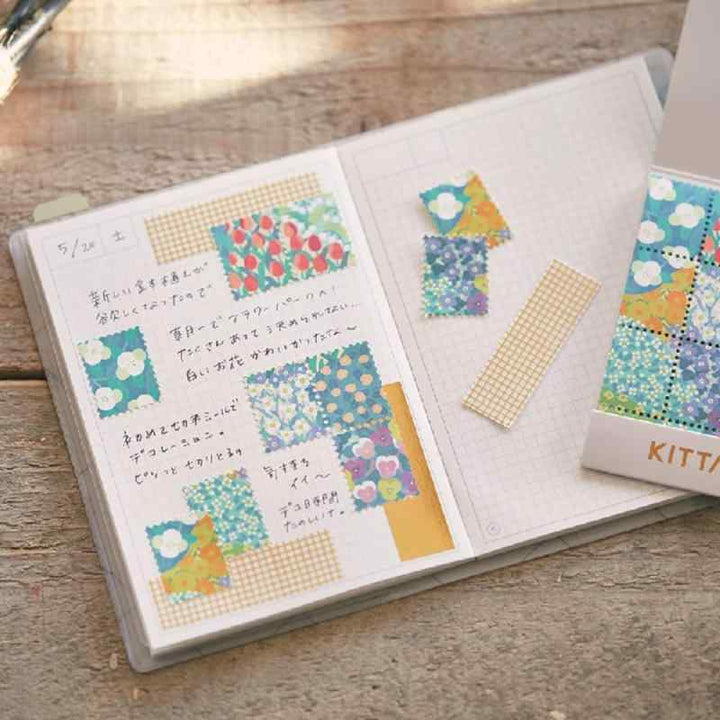 KITTA Special Washi Tape Pack - Garden Stamps