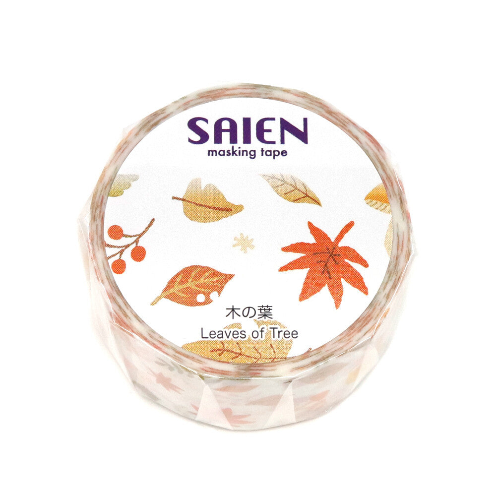 Kamiiso SAIEN Washi Tape - Autumn Leaves
