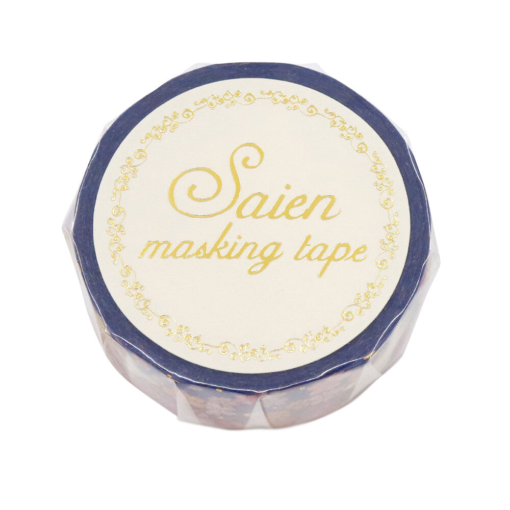 Kamiiso SAIEN Washi Tape - Cats with Sakura Blossom