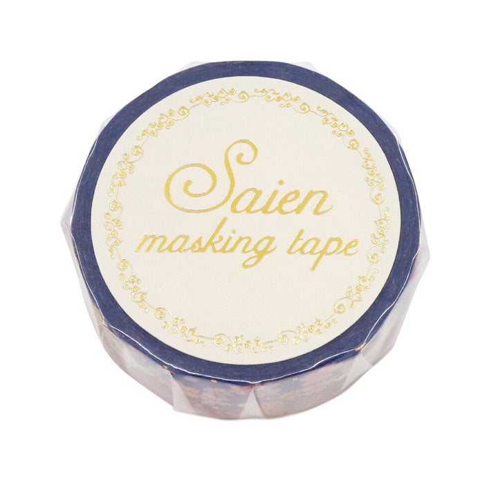 Kamiiso SAIEN Washi Tape - Cats with Sakura Blossom