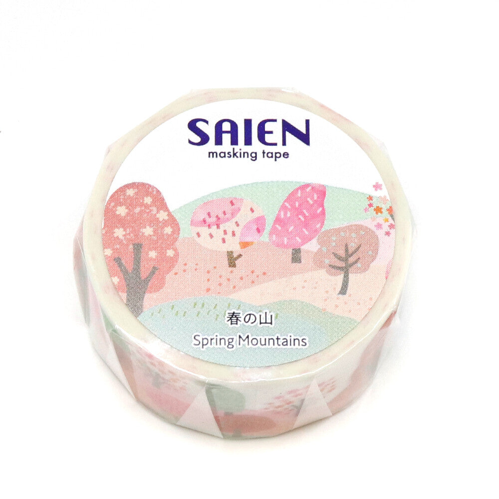 Kamiiso SAIEN Washi Tape - Spring Mountain