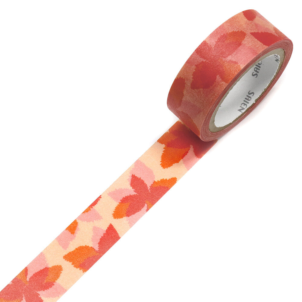 Kamiiso SAIEN x Common Modern Washi Tape - Forest Maple Leaves