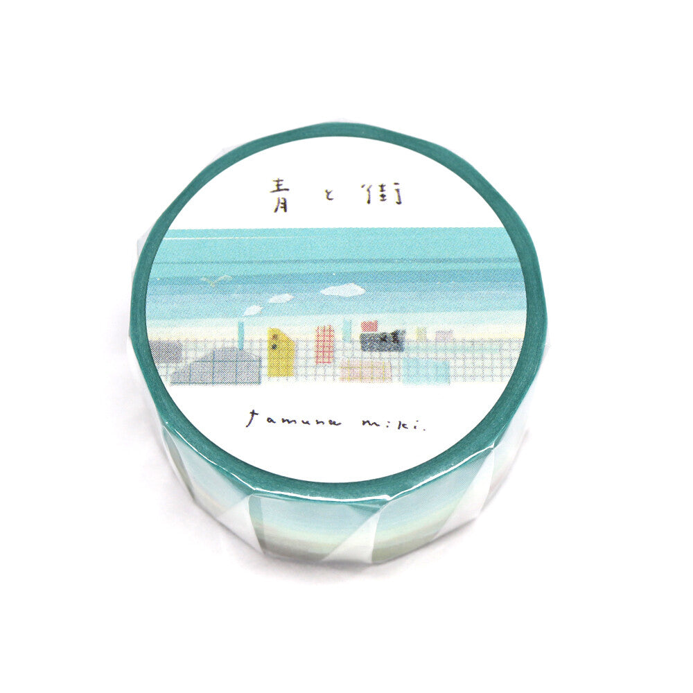 Kamiiso x Miki Tamura Washi Tape - Blue Town