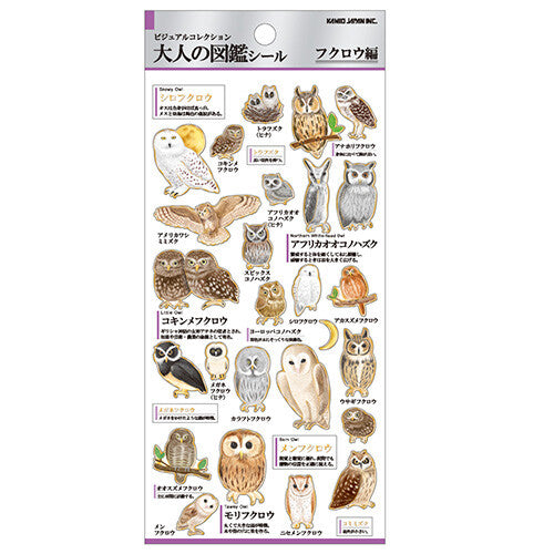 Kamio Japan Sticker Pack - Owls