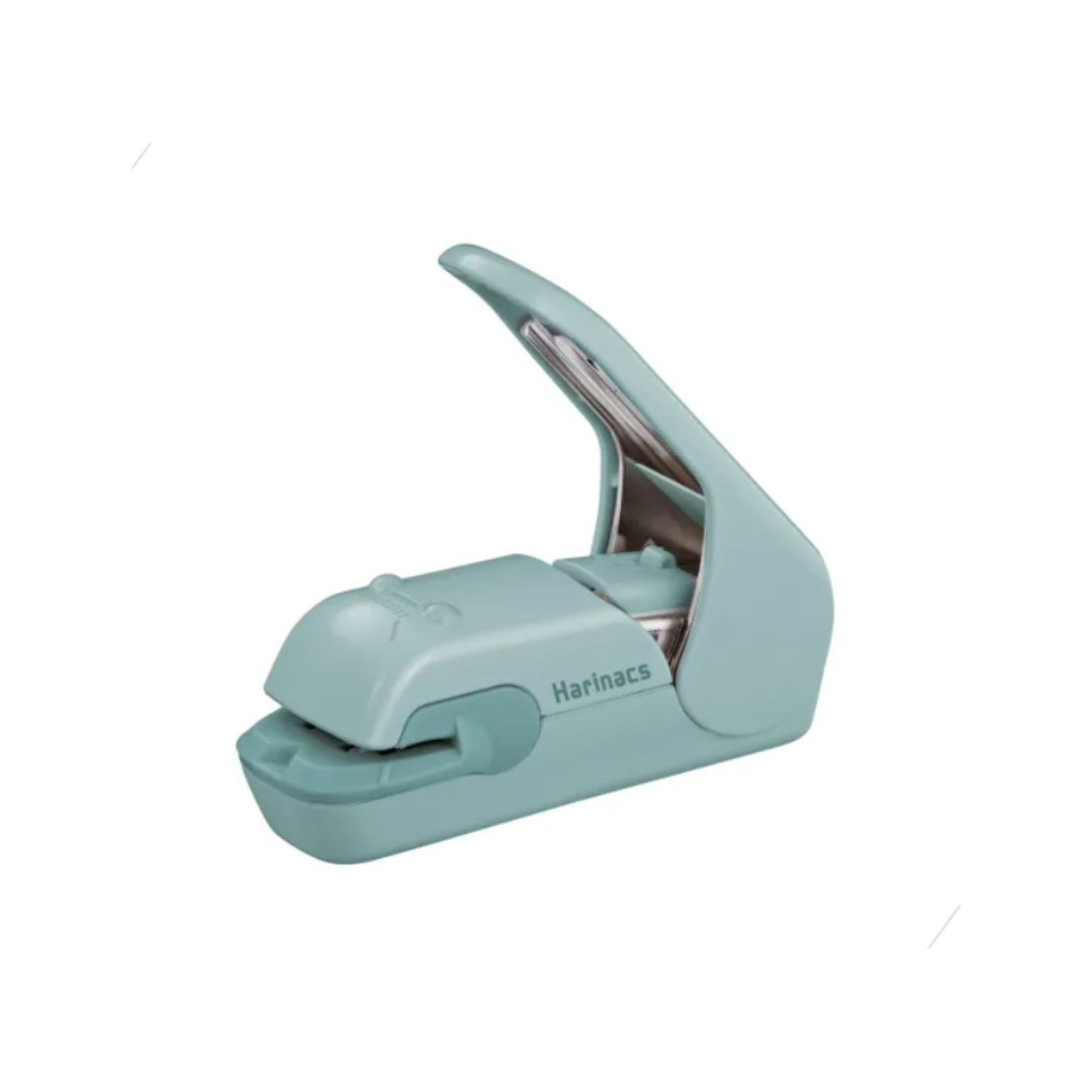 Kokuyo Harinacs Press Staple-free Stapler - Green Blue